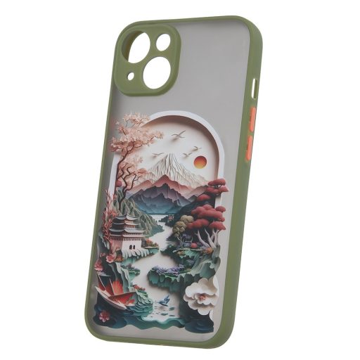 Samsung Galaxy A15 - Ultra TRENDY tok, kameravédővel, zöld