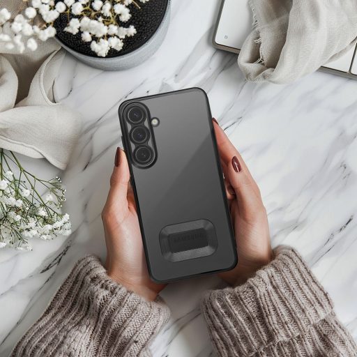 Samsung Galaxy A15 - GLAM tok, kameravédővel, fekete
