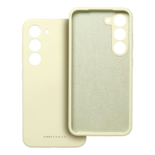 Samsung Galaxy A14 - Roar CLOUD SKIN tok, kameravédő, világossárga