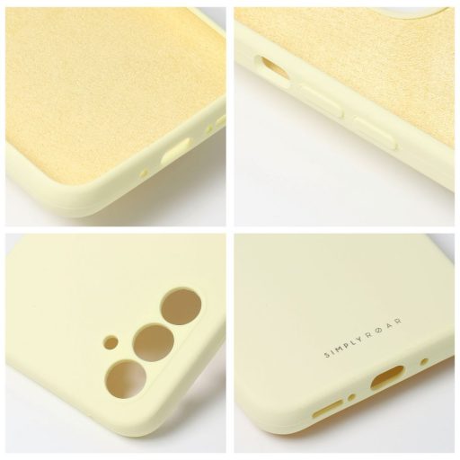 Samsung Galaxy A14 - Roar CLOUD SKIN tok, kameravédő, világossárga