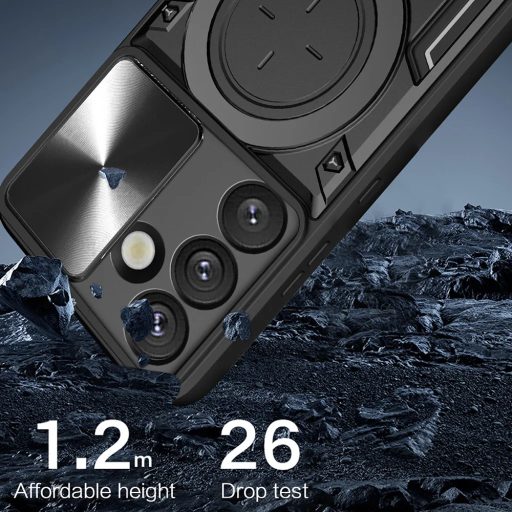 Techsuit - CamGuard Pro - páncéltok Samsung Galaxy A06 4G, fekete