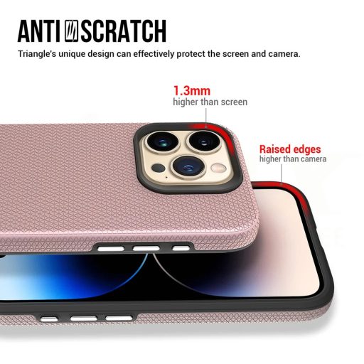 Samsung Galaxy A05s Vmax Triangle tok, rózsaarany