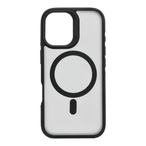 iPhone 16 Plus - NEO MagSafe tok, átlátszó matt / fekete