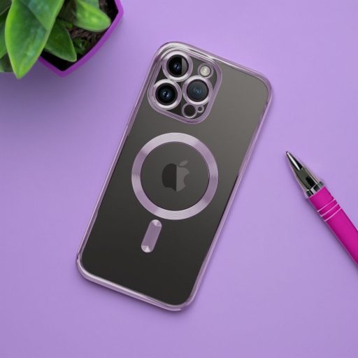 iPhone 16 Plus - ELECTRO MAG COVER MagSafe kompatibilis szilikon tok, lila