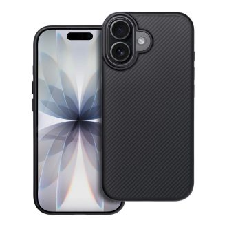   iPhone 16 Plus - CARBON ELITE MagSafe kompatibilis szilikon tok, fekete
