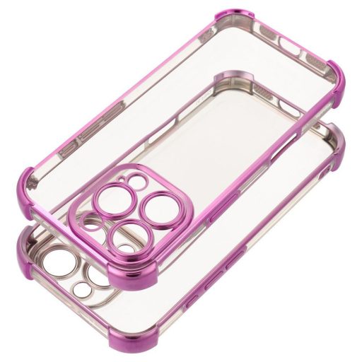 iPhone 16 Plus - AntiShock ELECTRO szilikon tok, lila