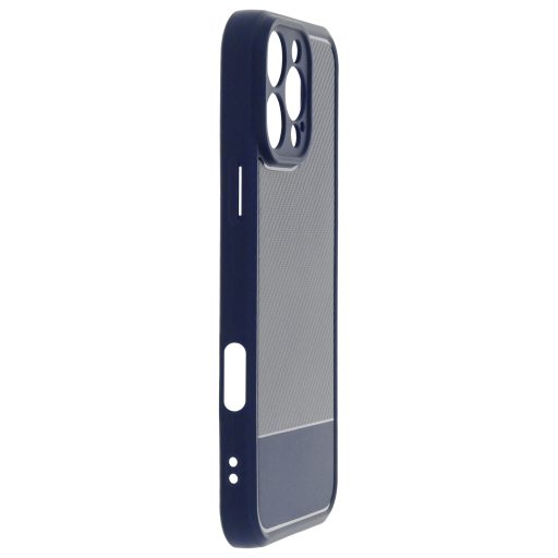 iPhone 15 CARBON szilikon tok, kék