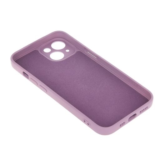 iPhone 15 FINGER GRIP szilikon tok, világos lila