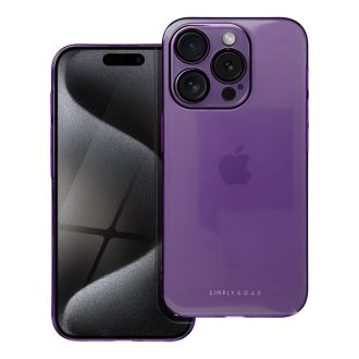   iPhone 15 Pro Max - ROAR Pure Simple Fit tok, átlátszó / lila