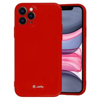 iPhone 14 - JELLY szilikon tok - piros