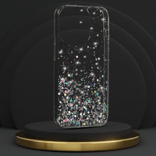 iPhone 14 - Ragyogó tok, átlátszó 
