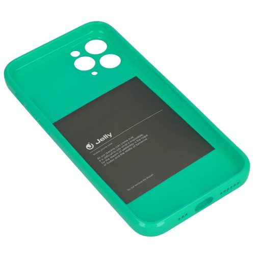iPhone 14 Pro - JELLY szilikon tok - zöld
