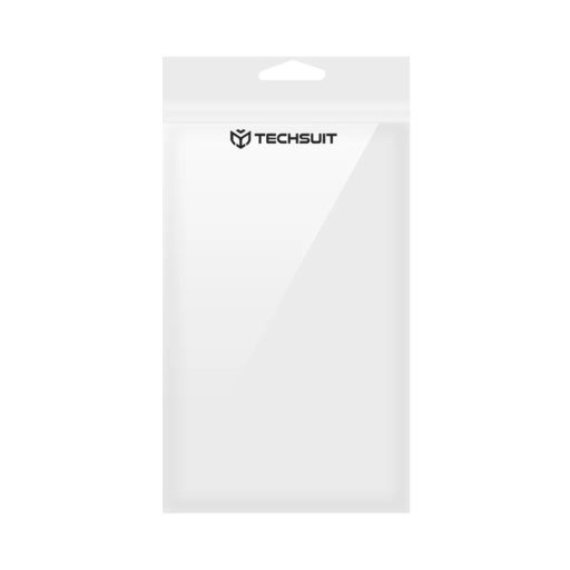 Honor 600 Lite - Techsuit - Ütésálló szilikon tok, átlátszó / füstfekete
