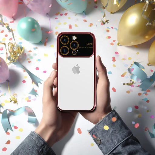 iPhone 13 Pro - Electro Lens tok, cseresznye