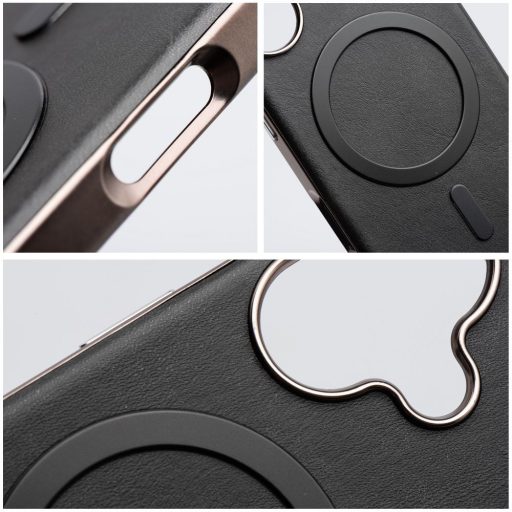 iPhone 17 GENTLEMAN MagSafe tok, Fekete