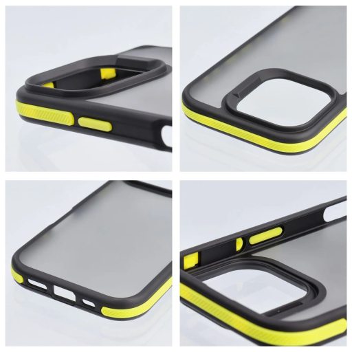 iPhone 17 - NEO tok, átlátszó matt / sárga