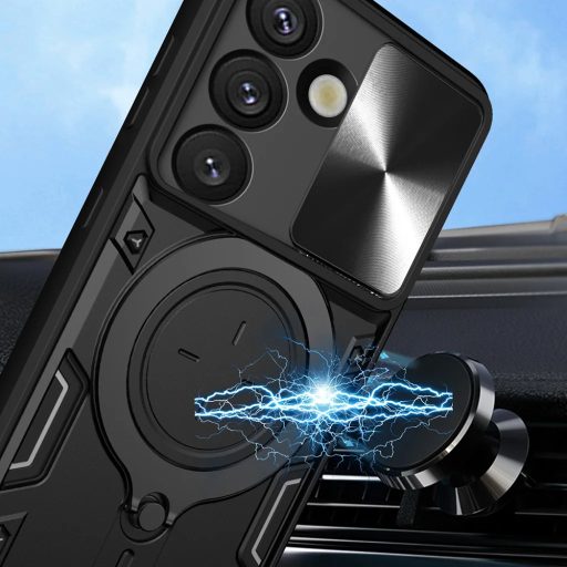Xiaomi Redmi 15 4G / 5G - Techsuit - CamGuard Pro - páncéltok, fekete