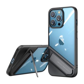   iPhone 13 Pro - UGREEN Fusion tok, kihajtható állvánnyal, fekete