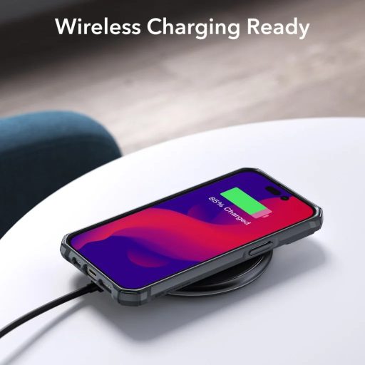 iPhone 14 Pro Max - ESR Air Armor tok, átlátszó / fekete