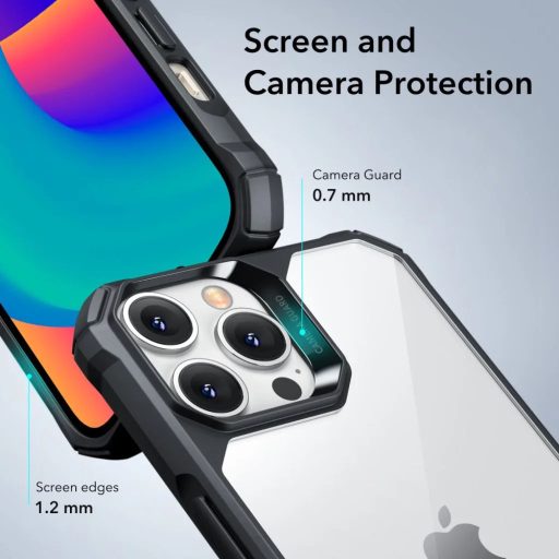 iPhone 14 Pro Max - ESR Air Armor tok, átlátszó / fekete