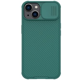 iPhone 14 Plus - Nillkin CamShield Pro tok, sötét zöld
