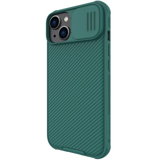 iPhone 14 Plus - Nillkin CamShield Pro tok, sötét zöld