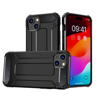 iPhone 15 Plus - ARMOR páncéltok - FEKETE