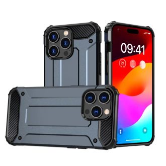 iPhone 15 Plus - ARMOR páncéltok - szürkéskék