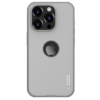   iPhone 16 Pro Max - Nillkin Super Frosted Shield Pro tok, logó kivágás, titán szürke