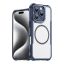 iPhone 16 Pro Max - Defender Carbon Mag ütésálló MagSafe kompatibilis tok, kék