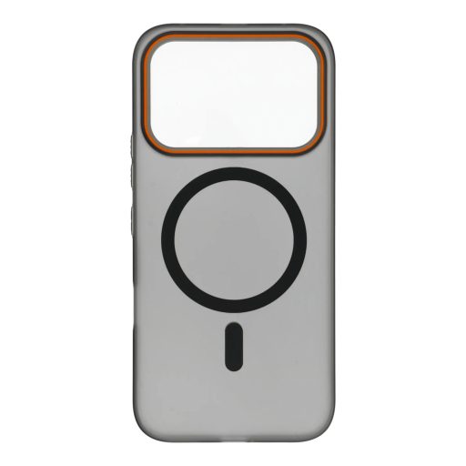 Honor 600 / 600 Pro - GO ORANGE kemény hátlap tok, MagSafe, fekete