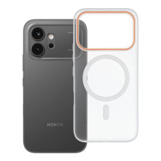   Honor 600 / 600 Pro - GO ORANGE kemény hátlap tok, MagSafe, fehér