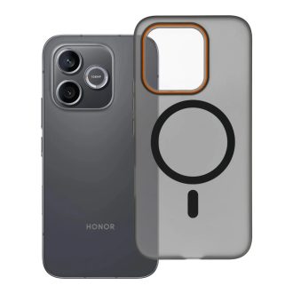   Honor 600 Lite - GO ORANGE kemény hátlap tok, MagSafe, fekete