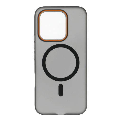 Honor 600 Lite - GO ORANGE kemény hátlap tok, MagSafe, fekete
