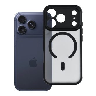   iPhone 17 Pro - FULL MATTE MAG kemény hátlap tok, MagSafe, fekete