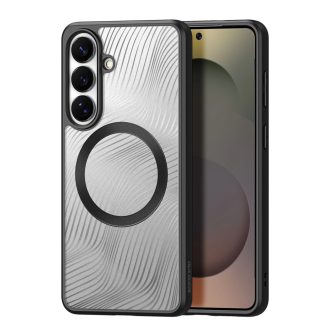   Samsung Galaxy S26 - DUX DUCIS AIMO MagSafe kompatibilis tok, átlátszó / fekete