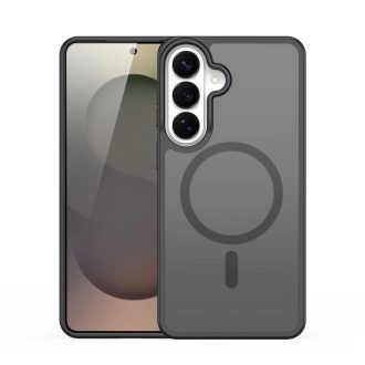   Samsung Galaxy S26 - DUX DUCIS YIND MagSafe kompatibilis tok, átlátszó / fekete