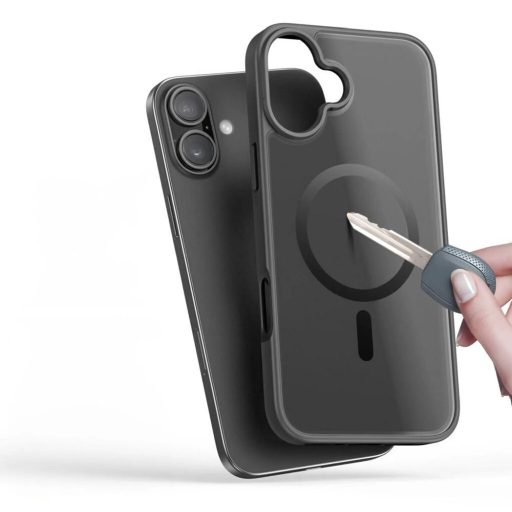 iPhone 17 - DUX DUCIS YIND MagSafe kompatibilis tok, átlátszó / fekete