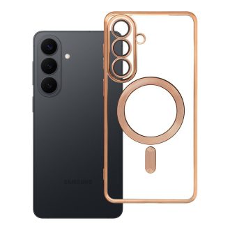   Samsung Galaxy A27 5G - ELECTRO MAG COVER MagSafe kompatibilis szilikon tok, arany