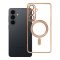 Samsung Galaxy A27 5G - ELECTRO MAG COVER MagSafe kompatibilis szilikon tok, arany