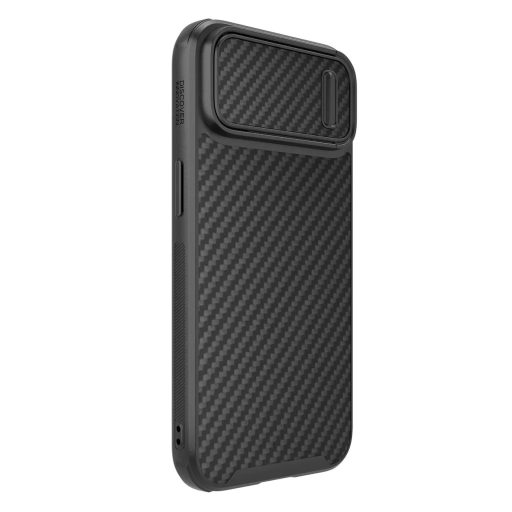 iPhone 14 - Nillkin Synthetic Fiber S tok, fekete