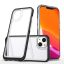 iPhone 14 - Hybrid Armor 3in1 fekete keretes átlátszó tok