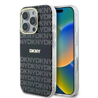 iPhone 15 -  Eredeti DKNY kemény tok, fekete