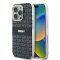 iPhone 15 -  Eredeti DKNY kemény tok, fekete