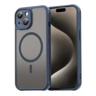 iPhone 15 - Techsuit - HaloFrost II MagSafe - Tengerészkék