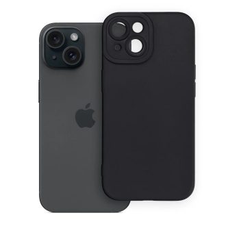 iPhone 15 - MATT 2.0 TPU tok, fekete