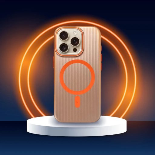 iPhone 15 Pro - SIMPLY MagSafe tok, titán sivatag