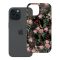 iPhone 15 Pro - FORCELL Mirage, katonai ejtés-tesztelt, MagSafe kompatibilis tok, rózsa mintával