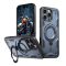 iPhone 16 Pro Max - Hybrid Armor Trendy tok, MagSafe támogatással, Kék