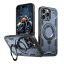 iPhone 16 Pro Max - Hybrid Armor Trendy tok, MagSafe támogatással, Kék